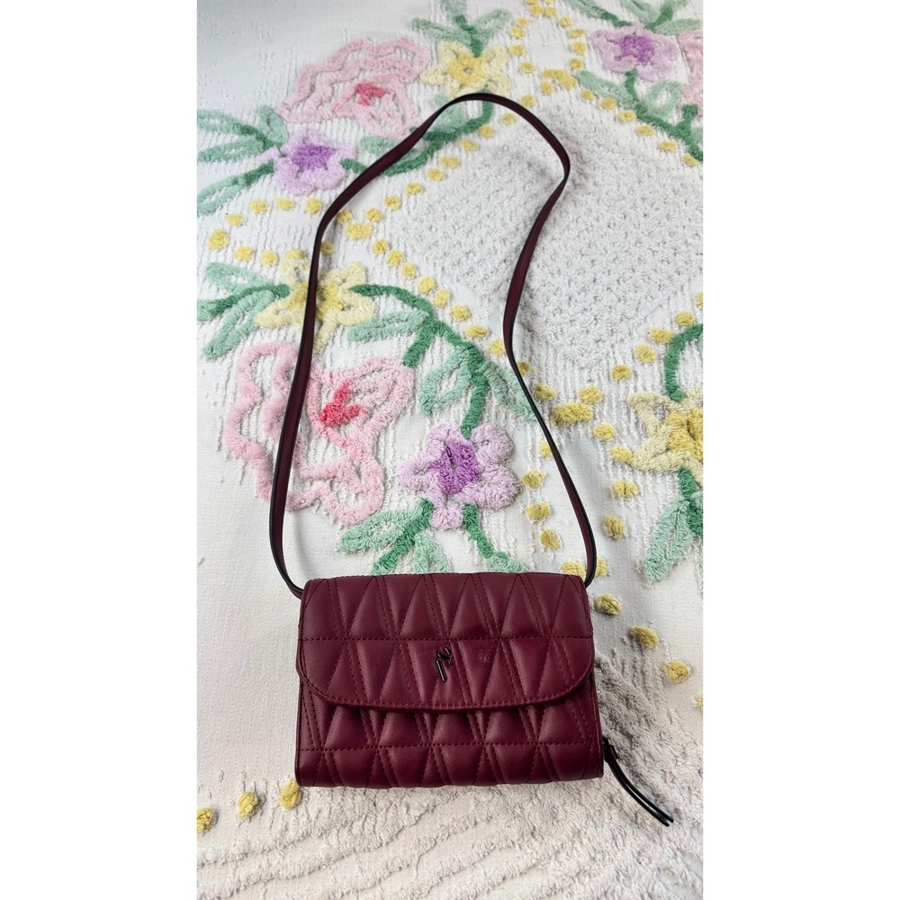 Simply Vera Vera Wang Burgundy Quilted Crossbody Bag SV23XB84